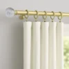 Home Mart Goods Clear Ball Bubbles Gold Modern Curtain Rod For Windows (66" - 120") -Home Improvement Store GUEST ce15ba60 82c0 4bb2 a84c ca38d17fbdb5