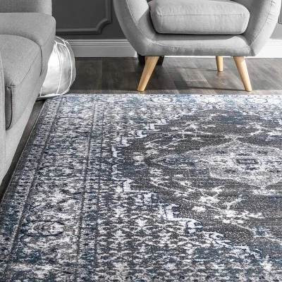 NuLOOM Transitional Medallion Lucille Area Rug 4 NuLOOM Transitional Medallion Lucille Area Rug - Image 2