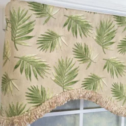 RLF Home 100% Cotton Hawthorn Cornice With Poly/Cotton Ivory Lining Rod Pocket Valance 50" X 17" Taupe -Home Improvement Store GUEST d174f96d 0e0a 471b b399 b1f20a0f0005