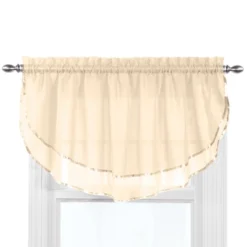 Collections Etc Elegance Sheer Ascot Window Valance, Allows Light To Enter While Maintaining Privacy - Decorative Accent For Any Room In -Home Improvement Store GUEST d1ad7ce6 bdc7 428e b73e 3744f1b6b211