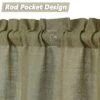 Linen Blend Farmhouse Kitchen Tier Curtains For Cafe Small Half Window Curtains For Bathroom 1 Linen Blend Farmhouse Kitchen Tier Curtains For Cafe Small Half Window Curtains For Bathroom -Home Improvement Store GUEST d2168312 9b81 491f 97b3 ca907c9fc234