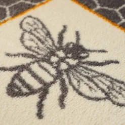 2'x3' ColorStar Bee Hex Door Mat Gray - Bungalow Flooring -Home Improvement Store GUEST d230b844 f420 455c 84a9 ab26ce9f264b