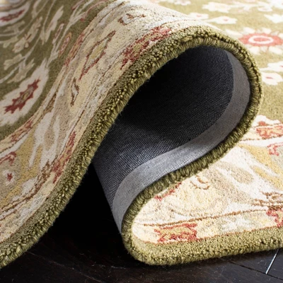 2'3"x8' Floral Tufted Runner Rug Moss Green/Ivory - Safavieh 5 2'3"x8' Floral Tufted Runner Rug Moss Green/Ivory - Safavieh - Image 3