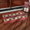 Park Designs Welcome Americana Doormat - Red 1'6''x2'6''