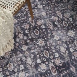 Nourison Washable Brilliance Bordered Vintage Indoor Rug -Home Improvement Store GUEST d383da8e 5491 40bf a7b2 6321a380c63f