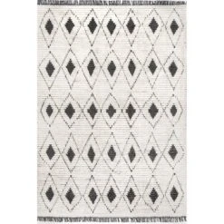 NuLOOM Joanna Diamond Trellis Soft Shag Fringe Area Rug 21 NuLOOM Joanna Diamond Trellis Soft Shag Fringe Area Rug -Home Improvement Store GUEST d41836f3 9305 4165 805f 736228cd25c6