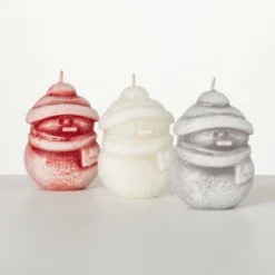 3.25"H Sullivans Jolly Snowman Candle Trio; Multicolored -Home Improvement Store GUEST d5c0343d 9ffd 42fb 8a7c da73cecf9e44