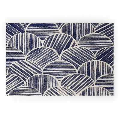 Alisa Galitsyna Navy Blue Striped Pattern Welcome Mat - Society6 7 Alisa Galitsyna Navy Blue Striped Pattern Welcome Mat - Society6 - Image 5