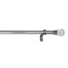 Versailles Home Fashions 86"-144" Lexington Bubble Ball Resin Curtain Rod - Gray -Home Improvement Store GUEST d89227b2 f1df 4034 8608 3f466f1e37b1
