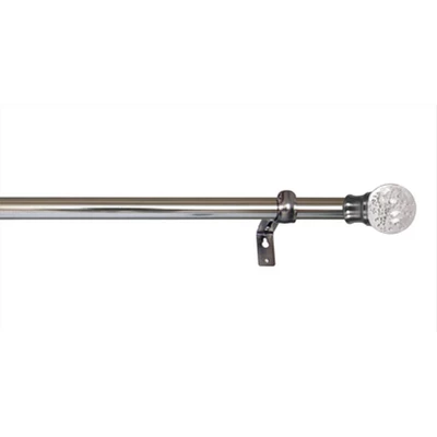 Versailles Home Fashions 86"-144" Lexington Bubble Ball Resin Curtain Rod - Gray 3 Versailles Home Fashions 86"-144" Lexington Bubble Ball Resin Curtain Rod - Gray