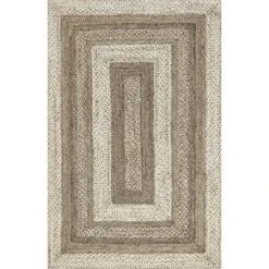 NuLOOM Charlene Braided Border Jute Area Rug -Home Improvement Store GUEST da27bc09 cae6 4abf 885c 8546992bc819