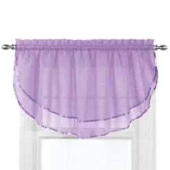 Collections Etc Elegance Sheer Ascot Window Valance, Allows Light To Enter While Maintaining Privacy - Decorative Accent For Any Room In -Home Improvement Store GUEST dadffc5f 0dfb 4639 849d f318dbbba350