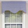 RLF Home Cornice Stylish Classic Small Check Croswell Window Valance 3" Rod Pocket 50" X 17" Blue -Home Improvement Store GUEST db235ebc e8f1 47d9 8073 144811e52786