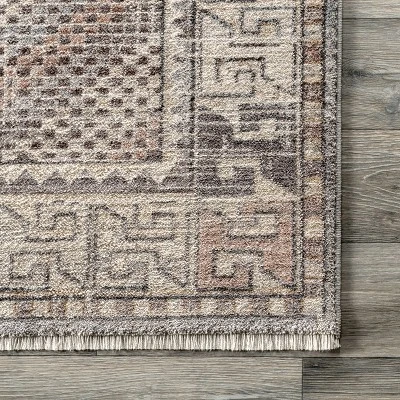 Nuloom Zelie Vintage 4x6 Indoor Area Rug For Living Room Bedroom Dining Room Kitchen, Blue/Ivory 6 Nuloom Zelie Vintage 4x6 Indoor Area Rug For Living Room Bedroom Dining Room Kitchen, Blue/Ivory - Image 4