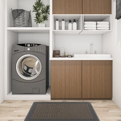 World Rug Gallery Geometric Textline Anti-Fatigue Standing Mat 8 World Rug Gallery Geometric Textline Anti-Fatigue Standing Mat - Image 6