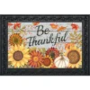 Be Thankful Flowers Doormat 18" X 30" Indoor Outdoor Briarwood Lane -Home Improvement Store GUEST de959342 9e01 4754 9bff f077e2801628