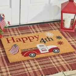 Park Designs Star Spangled Truck Doormat