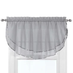 Collections Etc Elegance Sheer Ascot Window Valance, Allows Light To Enter While Maintaining Privacy - Decorative Accent For Any Room In -Home Improvement Store GUEST e0395115 4bcf 4cef 86e9 2ebb502d0743