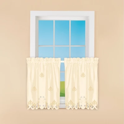 Collections Etc Embroidered Curtains 3 Collections Etc Embroidered Curtains