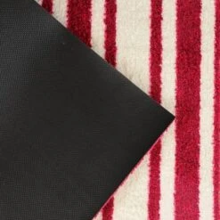 2'x3' ColorStar Timeless Stripe Door Mat Burgundy - Bungalow Flooring -Home Improvement Store GUEST e0c64d15 1155 4948 9a9f 83cf3c5bf398