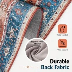 Costway Area Rug 5' X 7' Distressed Vintage Home Carpet Living Room Bedroom Non-Shedding 16 Costway Area Rug 5' X 7' Distressed Vintage Home Carpet Living Room Bedroom Non-Shedding -Home Improvement Store GUEST e322b44c b772 4034 90f0 c0140db1bfb2