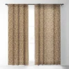 Little Arrow Design Co Cosmo Tile Stone Single Panel Sheer Window Curtain - Deny Designs -Home Improvement Store GUEST e47b7c7e 3632 434b a0f5 73cadcf325f3
