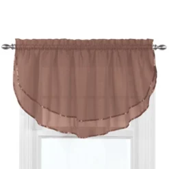 Collections Etc Elegance Sheer Ascot Window Valance, Allows Light To Enter While Maintaining Privacy - Decorative Accent For Any Room In -Home Improvement Store GUEST e481cbb8 95f9 4da8 8770 f96745730184