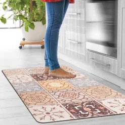 World Rug Gallery Tile Anti-Fatigue Standing Mat -Home Improvement Store GUEST e5abcd55 056f 49d7 b28c f058ee705dfc