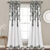 Home Boutique Tanisha Light Filtering Window Curtain Panels Black/White 52X95+2 Set 2 Home Boutique Tanisha Light Filtering Window Curtain Panels Black/White 52X95+2 Set -Home Improvement Store GUEST e5c59629 8fc4 4e67 a09b 8179f6405280