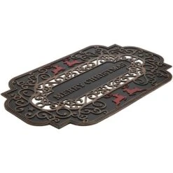 Northlight Black And Copper Reindeer "Merry Christmas" Doormat 18" X 30" -Home Improvement Store GUEST e7c7c21c 35d9 443b bced bd95e37314be