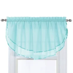 Collections Etc Elegance Sheer Ascot Window Valance, Allows Light To Enter While Maintaining Privacy - Decorative Accent For Any Room In -Home Improvement Store GUEST e99723a1 10e4 4a5a 9d2b d02216f43dcc