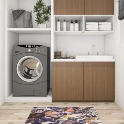 World Rug Gallery Modern Bright Flowers Anti Fatigue Standing Mat -Home Improvement Store GUEST e9b8c4b7 129c 4d7e bf46 af050085c2ed