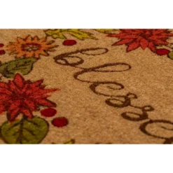 1'4" X 2'4" Blessed Indoor/Outdoor Coir Doormat - Entryways