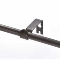 28"-48" Decorative Drapery Single Rod Set With Cage Ball Finials Oil Rubbed Bronze - Lumi Home Furnishings: Adjustable Bronze Curtain Rod