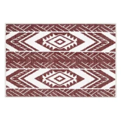 Sussexhome Memorial Collection Cotton Heavy Duty Low Pile Area Rug , 2' X 3' -Home Improvement Store GUEST eaa1db4a d572 4456 ab84 8b8fdf75d1cf