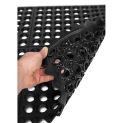 BirdRock Home 4 Pc Indoor Outdoor Drainage Utility Mat - 20 X 24" - Black -Home Improvement Store GUEST ead75715 de51 4c33 ad01 d84b12b195dc