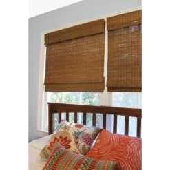 Radiance Cape Cod 26-in Cordless Maple Roman Shade
