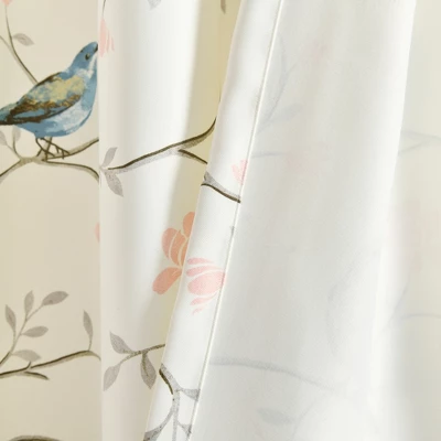 Lush Décor Botanical Bird And Flower Light Filtering Window Curtain Panels Multi 52x84 Set 10 Lush Décor Botanical Bird And Flower Light Filtering Window Curtain Panels Multi 52x84 Set - Image 8