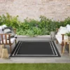 Nourison Essentials Bordered Indoor Outdoor Rug -Home Improvement Store GUEST edd985fe 9a6f 49c5 8c7a df69cbca5456