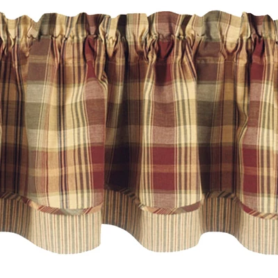 Park Designs Saffron Layer Valance - 72''L - Yellow 3 Park Designs Saffron Layer Valance - 72''L - Yellow