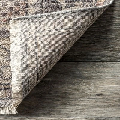 Nuloom Zelie Vintage 4x6 Indoor Area Rug For Living Room Bedroom Dining Room Kitchen, Blue/Ivory 8 Nuloom Zelie Vintage 4x6 Indoor Area Rug For Living Room Bedroom Dining Room Kitchen, Blue/Ivory - Image 6