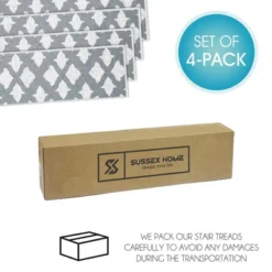 SussexHome Floral Design Cotton Anti-Slip Stair Treads, 9” X 28“ 17 SussexHome Floral Design Cotton Anti-Slip Stair Treads, 9” X 28“ -Home Improvement Store GUEST f1c96757 d822 4bd2 8762 5d737280570e