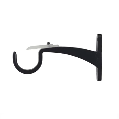 Iron And Resin Expandable Black And Gold Window Curtain Rod By Blue Nile Mills 6 Iron And Resin Expandable Black And Gold Window Curtain Rod By Blue Nile Mills - Image 4