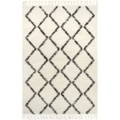 NuLOOM Michelle Diamond Trellis Tassel Area Rug 20 NuLOOM Michelle Diamond Trellis Tassel Area Rug -Home Improvement Store GUEST f2e79ee7 f2c6 4c25 84eb 7c2630f6e2e7