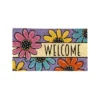 Evergreen Polka Dot Daisy Welcome Coir Mat 1 Evergreen Polka Dot Daisy Welcome Coir Mat -Home Improvement Store GUEST f515e4c6 aafd 4e06 bc72 e6de9606bb34