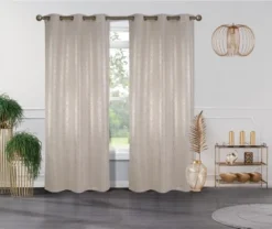 Metallic Blackout Thermal Grommet Curtain Panels (Set Of 2 Blush) -Home Improvement Store GUEST f63bd25a 75ae 4d69 80eb eafdcd4a7d29