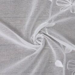 Trinity Sheer Floral Embroidered Small Curtains Rod Pocket Kitchen Window Treatment 8 Trinity Sheer Floral Embroidered Small Curtains Rod Pocket Kitchen Window Treatment -Home Improvement Store GUEST f6edbc88 cb5e 490d a375 5e3e7a5fe2df