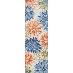 NuLOOM Rosana Floral Machine Washable Indoor/Outdoor Area Rug 30 NuLOOM Rosana Floral Machine Washable Indoor/Outdoor Area Rug -Home Improvement Store GUEST f7016a4d 3184 48d3 9a88 095d97bbe701