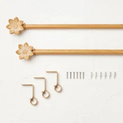 Flower Faux Wood Curtain Rod Natural Wood - Opalhouse™ Designed With Jungalow™ 8 Flower Faux Wood Curtain Rod Natural Wood - Opalhouse™ Designed With Jungalow™ -Home Improvement Store GUEST f708ce89 3ca5 424d 80e2 a01cb7dd58aa