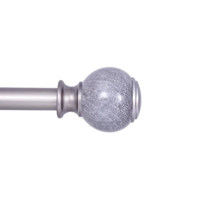 Kenney Noah 1" Premium Decorative Window Curtain Rod 5 Kenney Noah 1" Premium Decorative Window Curtain Rod - Image 3